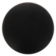 Cabochon rond en résine opaque effet mat 12 mm - Noir x1