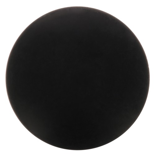 Cabochon rond en résine opaque effet mat 12 mm - Noir x1
