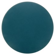 Cabochon rond en résine opaque effet mat 14 mm - Bleu canard x1|raw }}