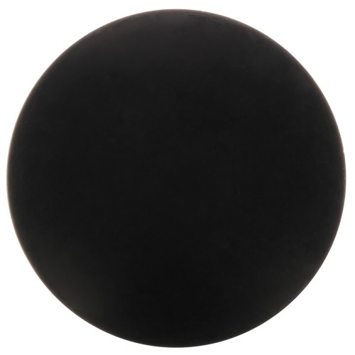 Cabochon rond en résine opaque effet mat 14 mm - Noir x1