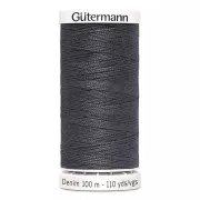 Fil à coudre Denim Gütermann - Gris foncé (n°9455) x100m