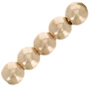 Perles rondes 3 mm - Gold filled light (or laminé) x100|raw }}