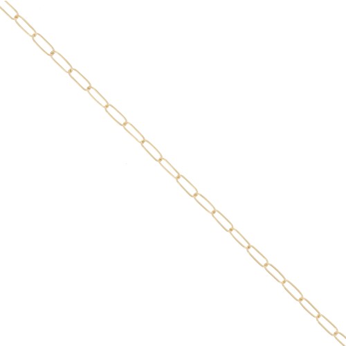 Chaîne maille Rectangle 2.9 mm - Gold filled (or laminé)  x50cm
