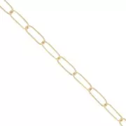 Chaîne maille Rectangle 2.9 mm - Gold filled (or laminé)  x50cm