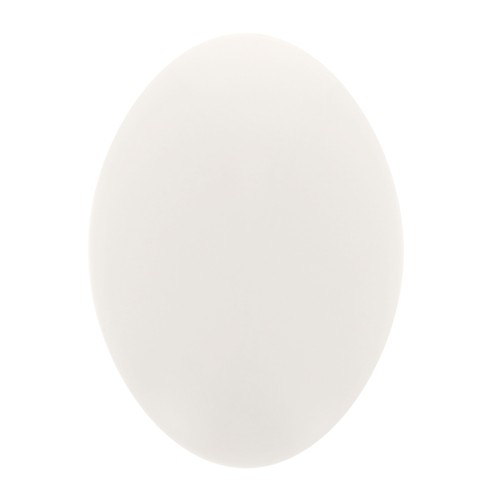 Cabochon ovale en résine opaque 14x10 mm - Ivoire x1