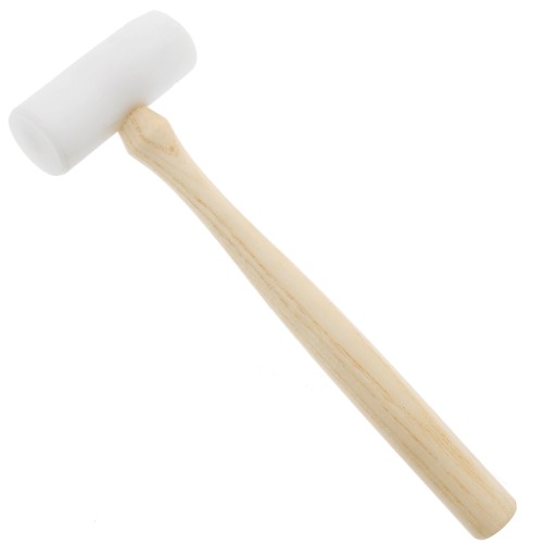 Maillet en plastique 32 mm forme tonneau x1