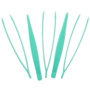Set de 5 pinces brucelles de précision en plastique 11.5 cm - Mint|raw }}