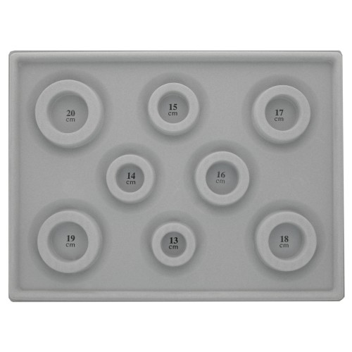 Plateau d'assemblage pour bracelets 35x26 cm - 8 tailles x1