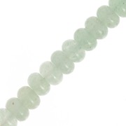 Perles Heishi rondelles en pierre gemme 8.5x5 mm - Aventurine x15|raw }}