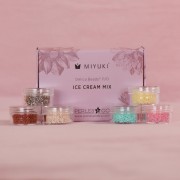Kit perles Miyuki By Perles & Co - Assortiment Miyuki Delica 11/0 Ice cream Mix