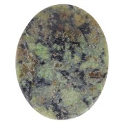 Cabochon plat ovale - palet - 10x8 mm pierre gemme - Turquoise Africaine - Jaspe