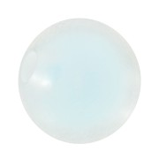 Perles rondes 10 mm - Transparent - Bleu Pastel x10