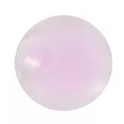 Perles rondes 10 mm - Transparent - Lilas x10