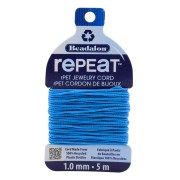 Cordon tressé RePEaT en polyester recyclé 1 mm - Bleu ciel x5m|raw }}