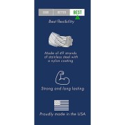 Fil Cablé 49 brins 0.46 mm - Beadalon - Acier inoxydable x31m