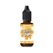 Encre transparente à alcool - Alcohol Ink Cernit n°755 - Abricot x20ml|raw }}