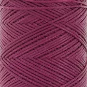 Fil plat en polyester ciré - Slam Cord pour micro macramé 0.8 mm - Magenta x100m