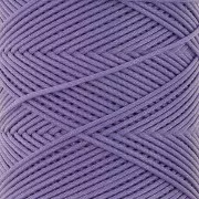Fil plat en polyester ciré - Slam Cord pour micro macramé 0.8 mm - Amethyst x100m