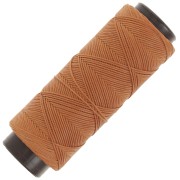 Fil plat en polyester ciré - Slam Cord pour micro macramé 0.8 mm - Mocca x100m|raw }}