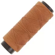 Fil plat en polyester ciré - Slam Cord pour micro macramé 0.8 mm - Mocca x100m