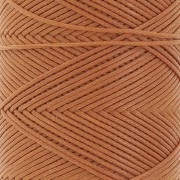 Fil plat en polyester ciré - Slam Cord pour micro macramé 0.8 mm - Mocca x100m