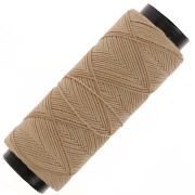 Fil plat en polyester ciré - Slam Cord pour micro macramé 0.8 mm - Sable x100m