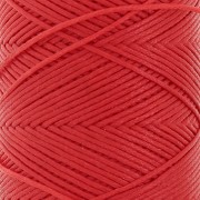 Fil plat en polyester ciré - Slam Cord pour micro macramé 0.8 mm - Rouge x100m