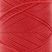 Fil plat en polyester ciré - Slam Cord pour micro macramé 0.8 mm - Rouge x100m