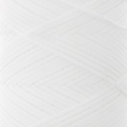Fil plat en polyester ciré - Slam Cord pour micro macramé 1 mm - Blanc x100m
