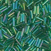 Bugles Miyuki 6 mm BGL-179 - Transparent Green AB x10g