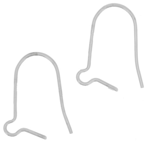 Boucles d'oreilles crochets dormeuses 16 mm - Argent 925 x2