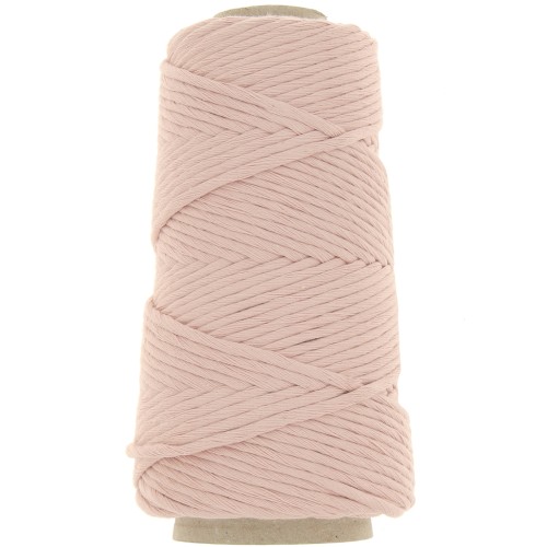 Bobine de cordon en coton pour macramé Cotton Suprême 3XL peigné - Nude x75m