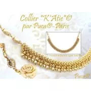 Perles en verre Baros® par Puca® 6x5 mm - Frost Tangerine Bronze x10g