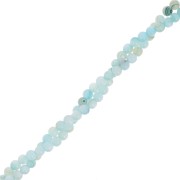 Perles rondes en nacre teintée 2.5 mm - Vert d'eau x38cm