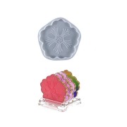 Moule silicone pour réaliser une fleur de cerisier en résine 120x122 mm x1