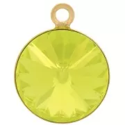 Serti pendentif à coller pour cabochon PureCrystal 1122 10 mm - Doré x1