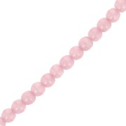 Perles rondes en verre recyclé tchèque 3 mm - Alabaster Rose Taupe x50|raw }}