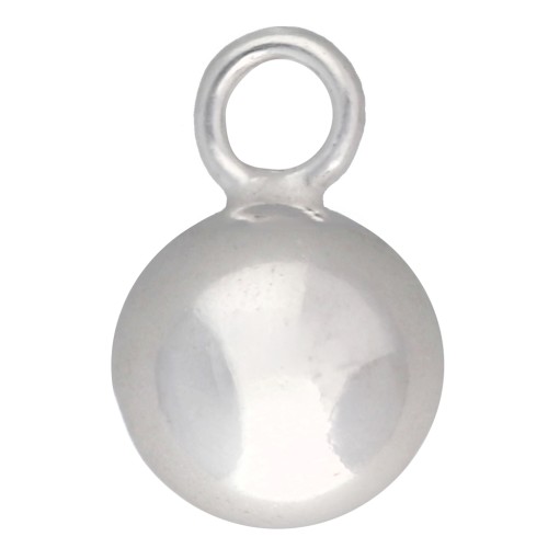 Breloque boule 5 mm - Argent 925 x1