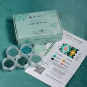 Kit perles Miyuki By Perles & Co - Assortiment Miyuki Delica 11/0 Eucalyptus Mix|raw }}