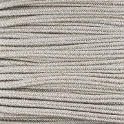 Soutache Luxor fabrication italienne 3 mm - Beige - Argenté x1m