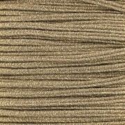 Soutache Luxor fabrication italienne 3 mm - Marron - Doré x1m