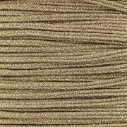 Soutache Luxor fabrication italienne 3 mm - Marron - Doré x1m