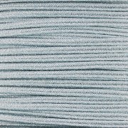 Soutache Luxor fabrication italienne 3 mm - Bleu glacier - Argenté x1m