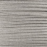 Soutache Luxor fabrication italienne 3 mm - Marron clair - Argenté x1m