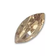 Navette PureCrystal 4228 15x7 mm Crystal Golden Shadow
