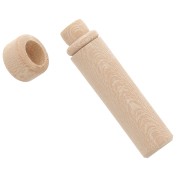 Etuis à forets - aiguilles 60x13.5 mm en bois brut x2