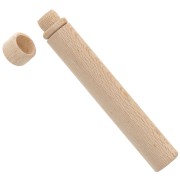 Etuis pour aiguilles  - 91x13.5 mm en bois brut x2