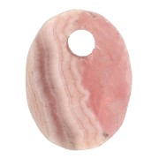 Sequin ovale 8x6 mm en pierre gemme - Rhodochrosite x1|raw }}
