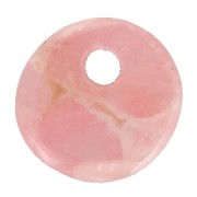 Sequin rond 6 mm en pierre gemme - Rhodochrosite x1|raw }}