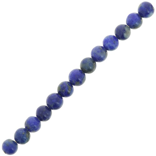 Perles rondes 3 mm pierre gemme - Lapis lazuli x25
